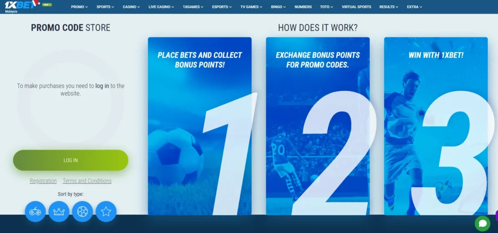 Promo Code Rules for 1xBet Philippines