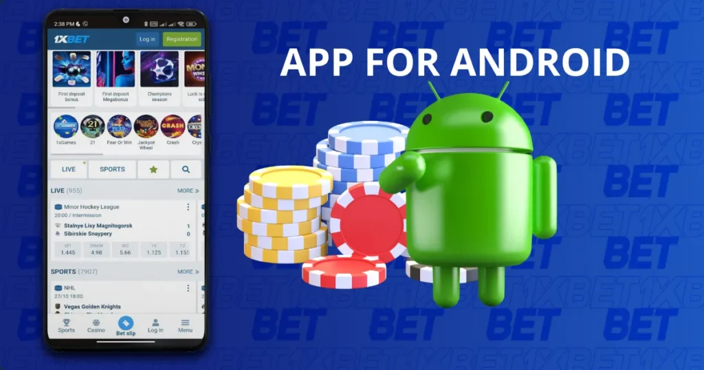 Ứng dụng di động từ 1xBet dành cho người dùng Android